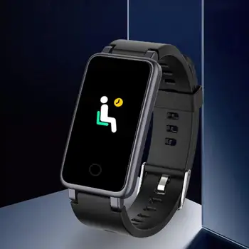 Смарт-часы C2 Plus с большим экраном 1,14 дюйма, водонепроницаемые смарт-часы для мужчин и женщин, спортивный смарт-браслет для отслеживания фитнеса для IOS Android