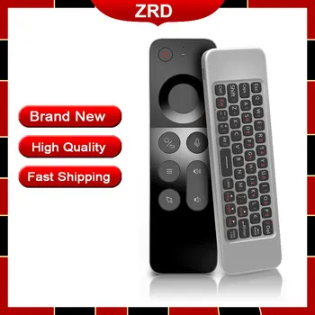 W3 2.4G Беспроводной голосовой пульт дистанционного управления Air Mouse Мини-клавиатура для Android TV BOX Windows Remote